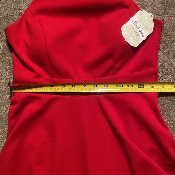 Altare”d, State size small, red halter dress - Picture 17 of 17